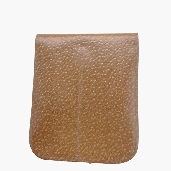 Vintage Argus Brown Leather Pouch Brass Snap Closure Divided Camera Part Bag - Picture 5 of 5